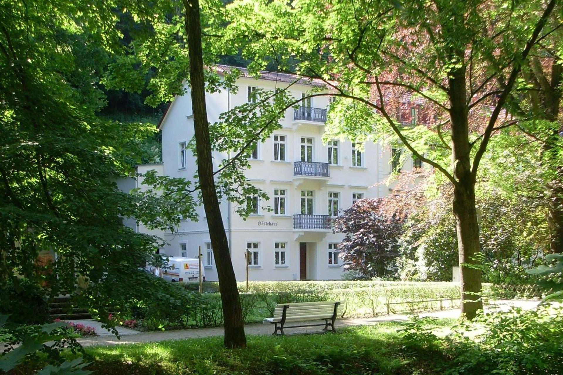 Ferienwohnung Gästehaus am Kurpark Bad Schandau Exterior foto